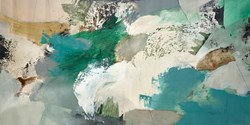 Evergreen Season by Natasha Barnes - Original Painting on Box Canvas sized 59x30 inches. Available from Whitewall Galleries